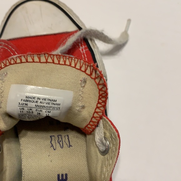 Converse All Star Red Sneakers - Picture 5 of 6